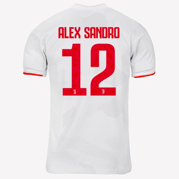 Camiseta Juventus NO.12 Alex Sangro 2ª 2019-2020 Gris Blanco